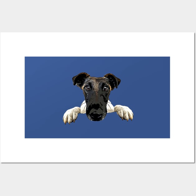 Fox Terrier Smooth Coated Wall Art by ElegantCat